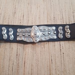 Black michael rose belt